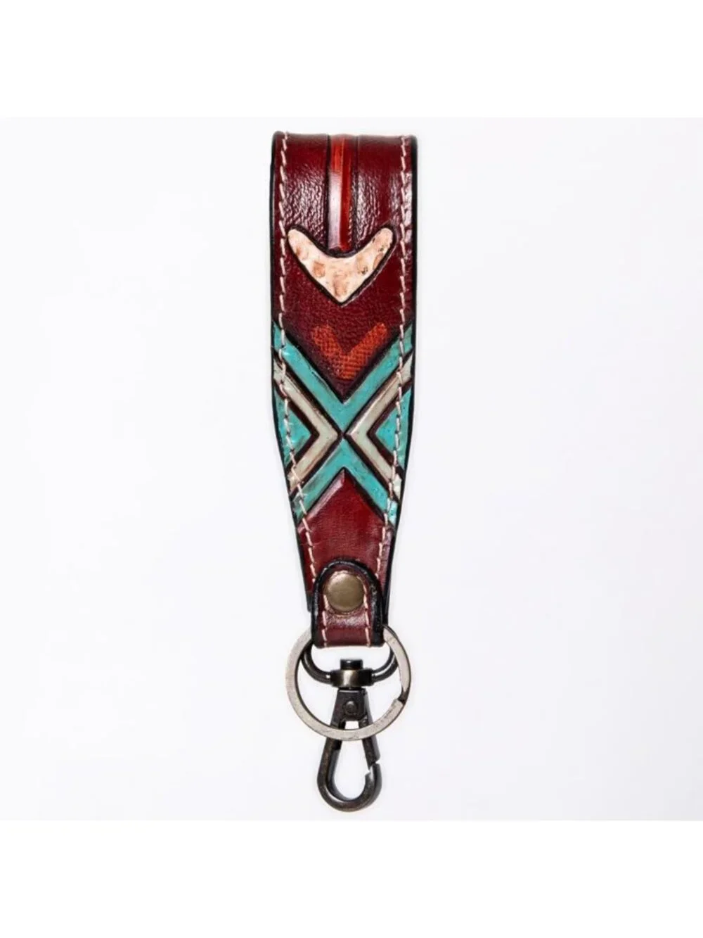 Handcrafted Leather Handle Strap for Wristlet, Phone Keychain, Purse & Clutch